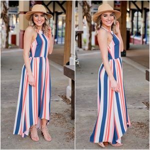 Infinity Raine Dresses - ✨LAST TWO✨Striped hi low maxi dress Infinity Raine Dresses - ✨LAST TWO✨Striped hi low maxi dress